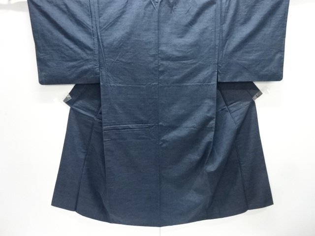 JAPANESE KIMONO / ANTIQUE MENS KIMONO / SILK / HAND WOVEN TSUMUGI